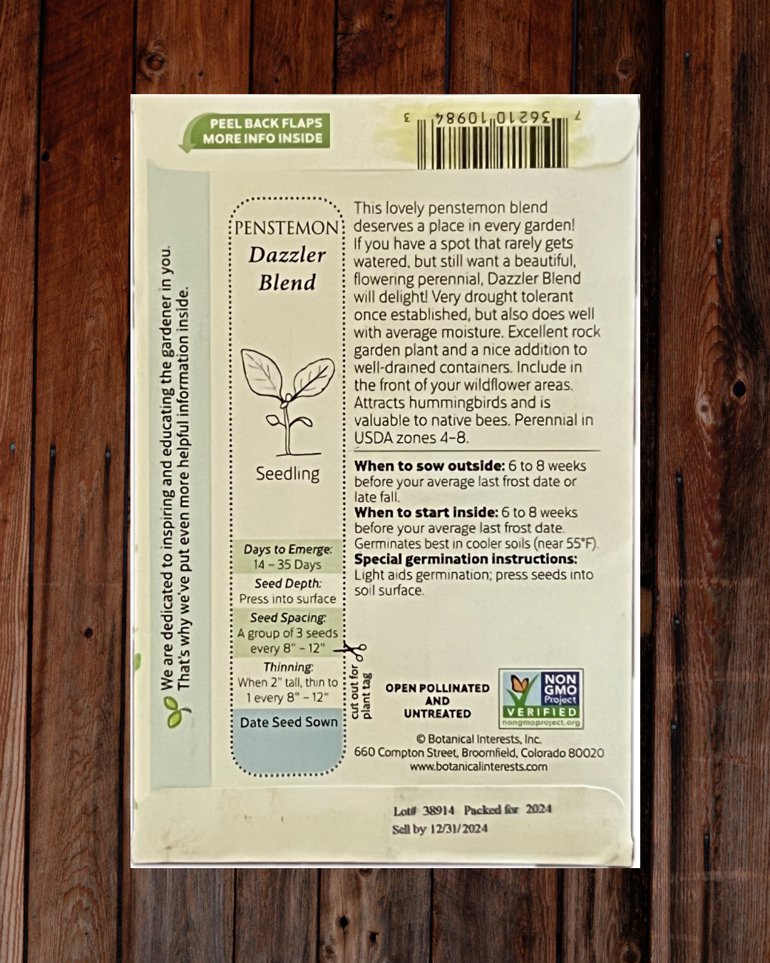 Penstemon Seeds - Demeter Earth