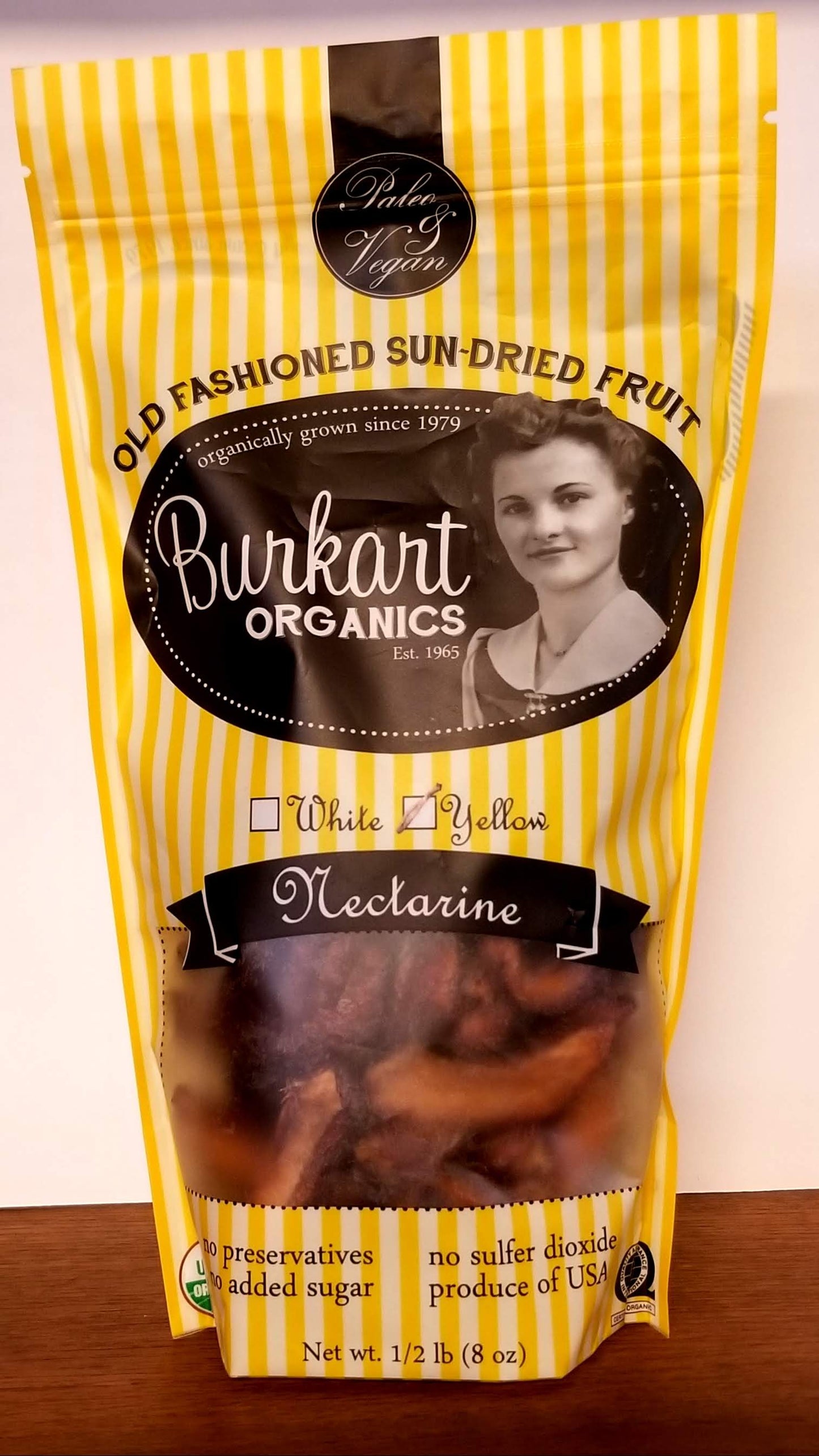 Certified Organic Dried Yellow Nectarine - Demeter Earth