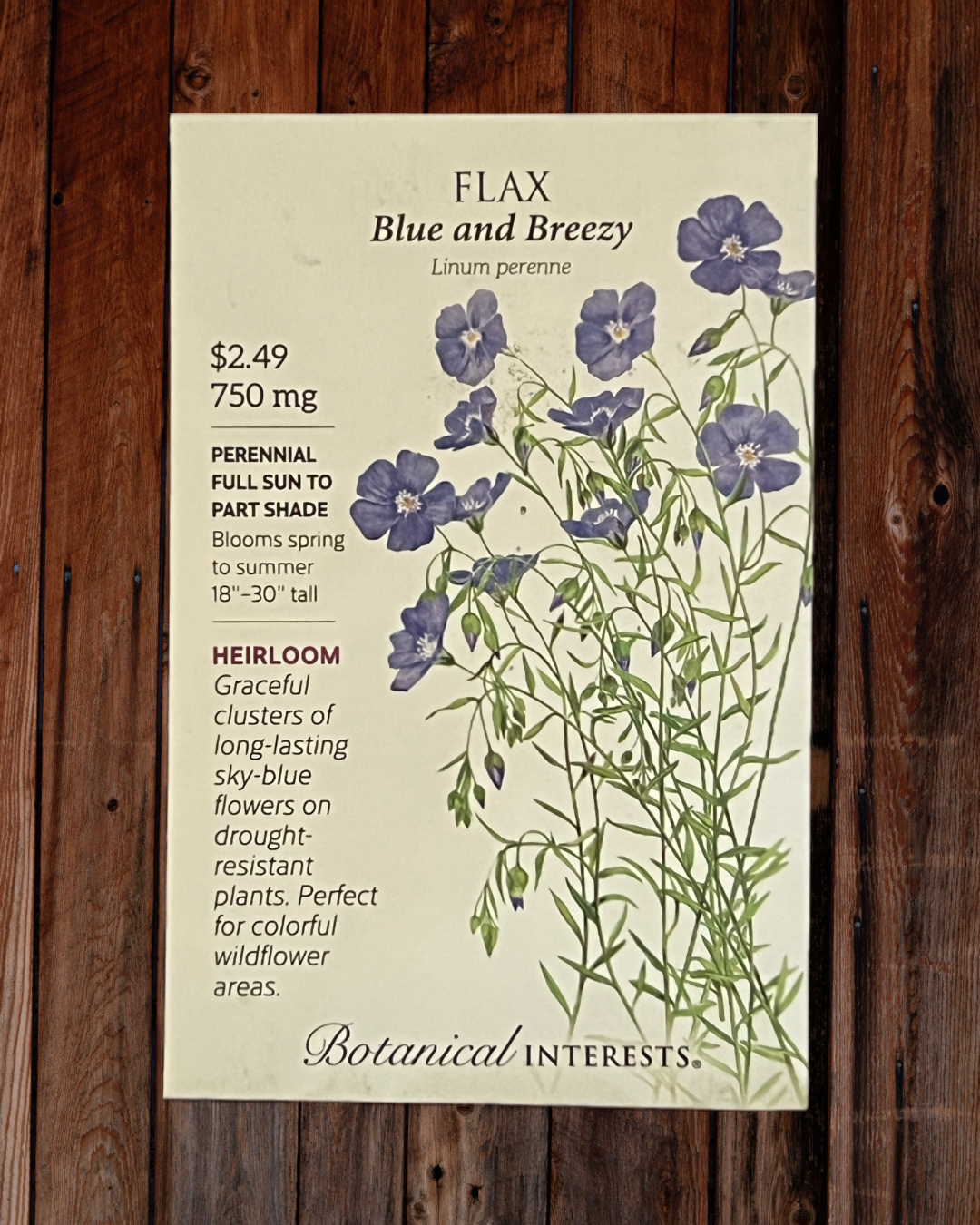 Flax Seeds - Demeter Earth