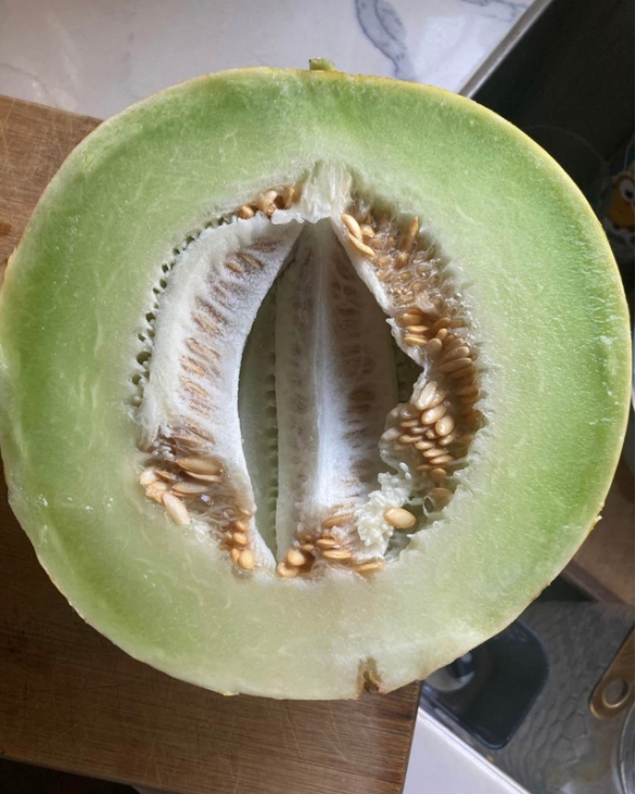 Honeydews, sweet and earthy, better that any store bought melon