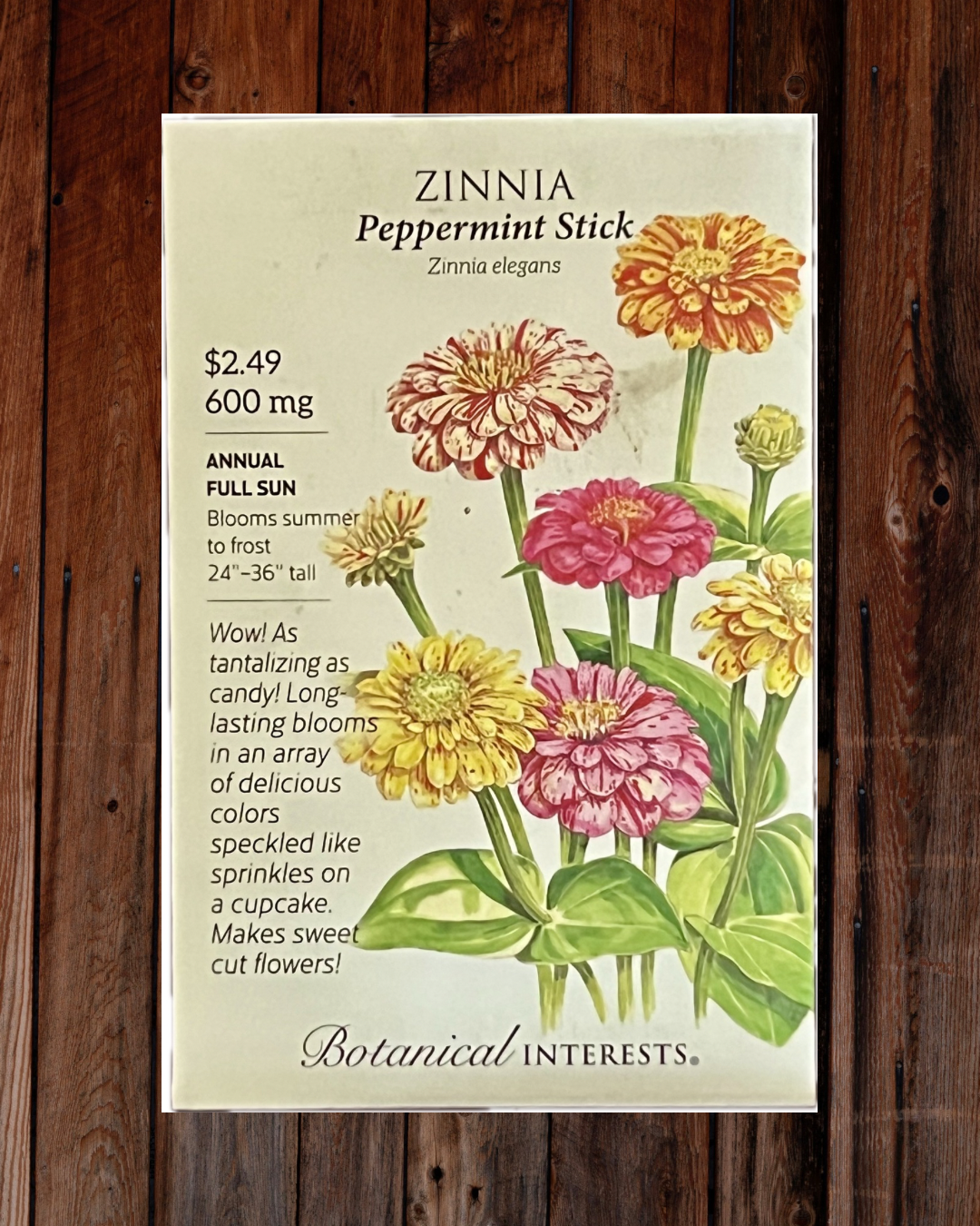 Zinnia Seeds - Demeter Earth